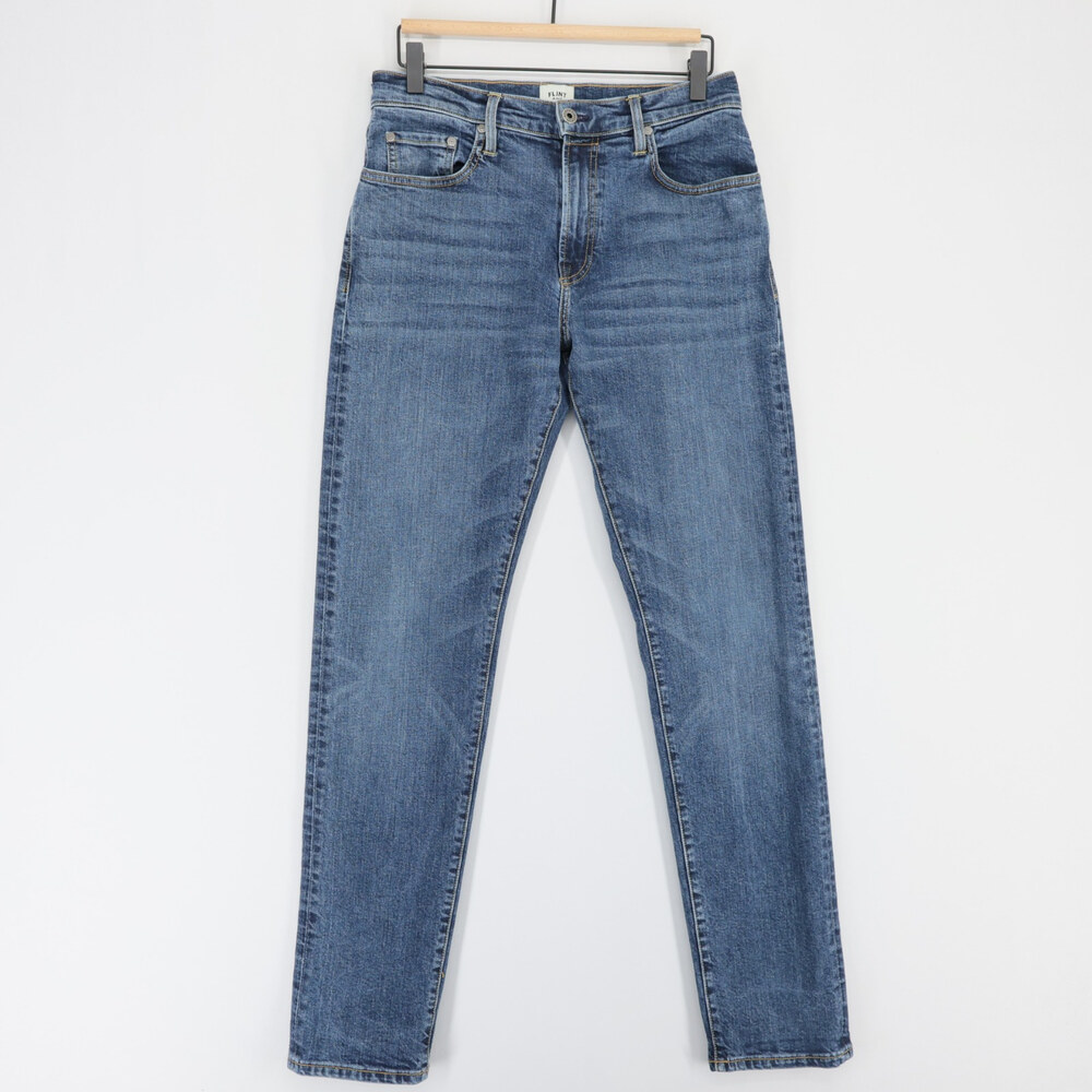 Flint And Tinder All American Jeans Mens 30x32 Blue Tapered Stretch Made In USA